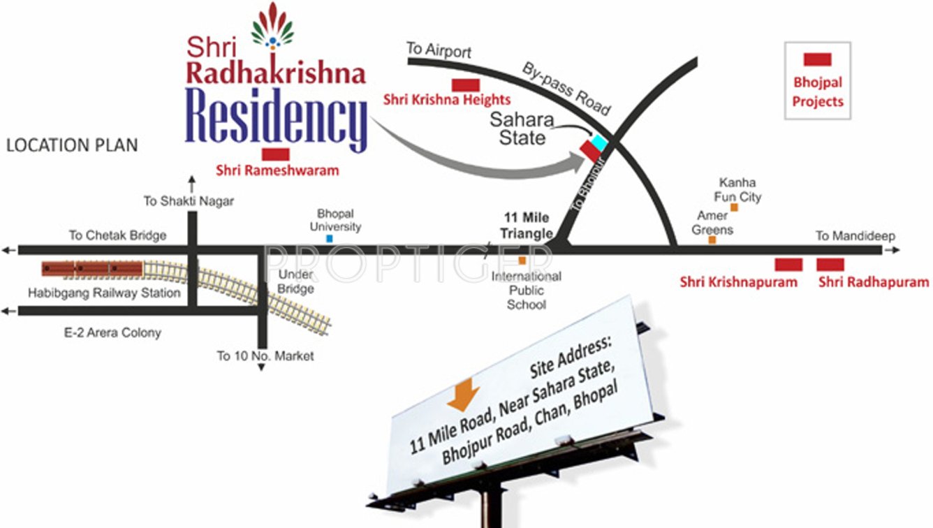 Images for Location Plan of Bhojpal Shri Radha Krishna Residency