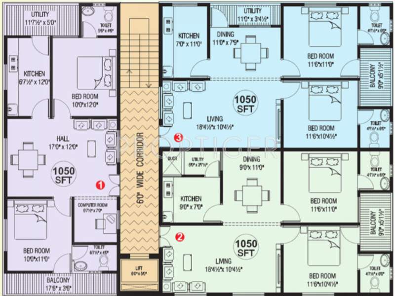 Images for Cluster Plan of Rohini PRK Annapurna Heights