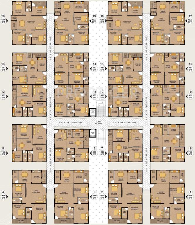 Images for Cluster Plan of Padmajaa Pride