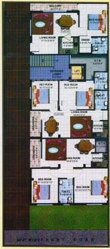 Images for Cluster Plan of IBIS Classic Apartments