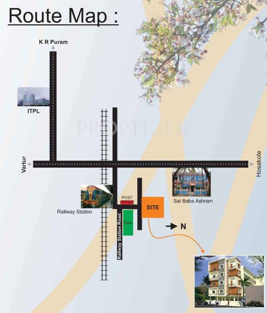  park-residency Images for Location Plan of Sree Nandi Park Residency