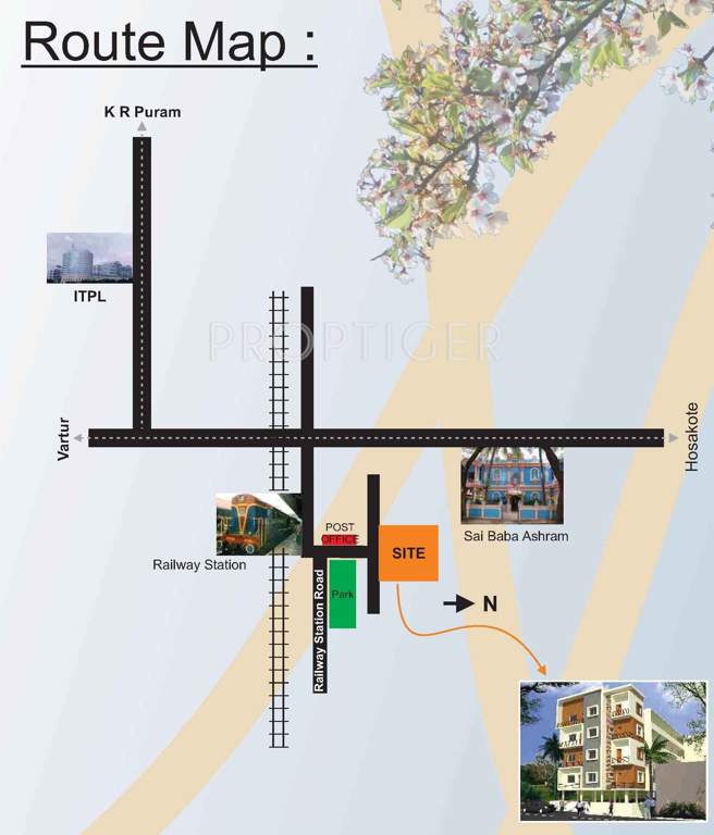  park residency Images for Location Plan of Sree Nandi Park Residency