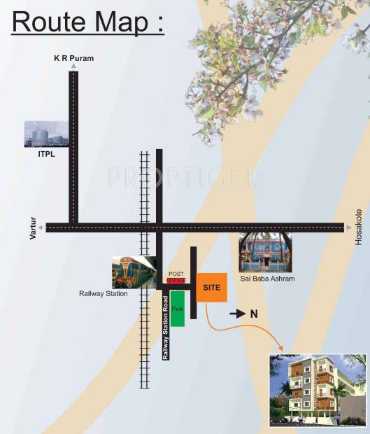 Images for Location Plan of Sree Nandi Park Residency