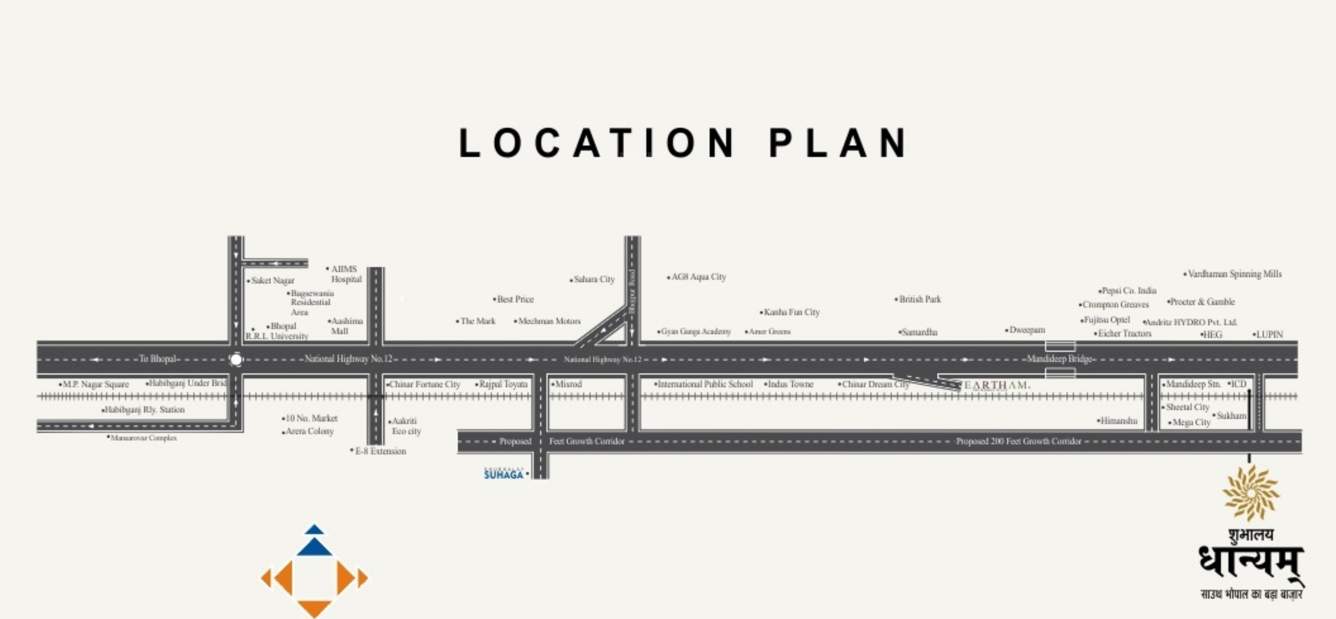  suhaga Location Plan