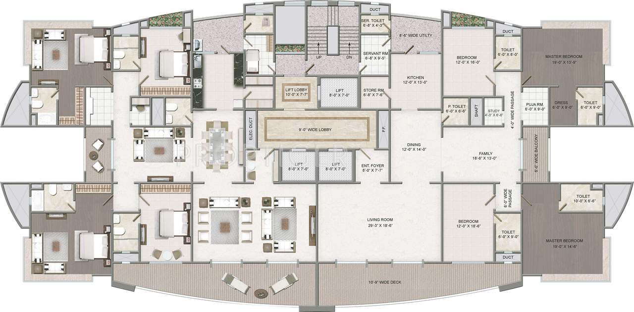 the address Images for Cluster Plan of Northway The Address
