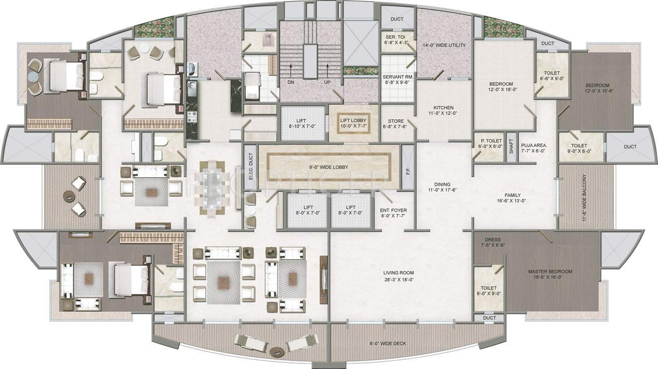  the address Images for Cluster Plan of Northway The Address