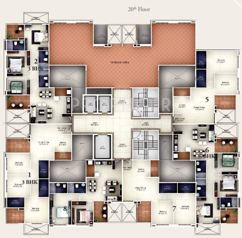 Images for Cluster Plan of Kohinoor Falcon