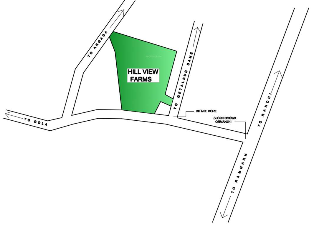  hill view farms Location Plan