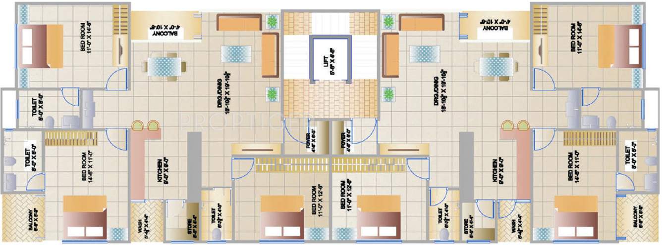 Images for Cluster Plan of Northway Meridian