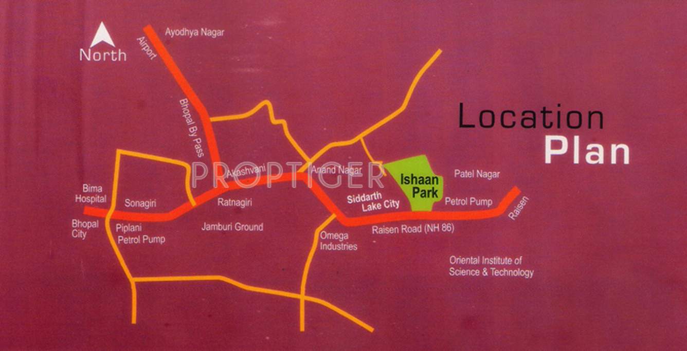 ishaan builders and developer park plot Location Plan