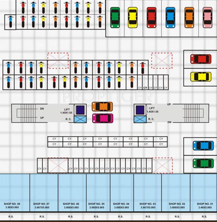 Images for Cluster Plan of Amrapali Nagpur Apartment