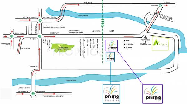 Images for Location Plan of Royal Shape Prime View Extension