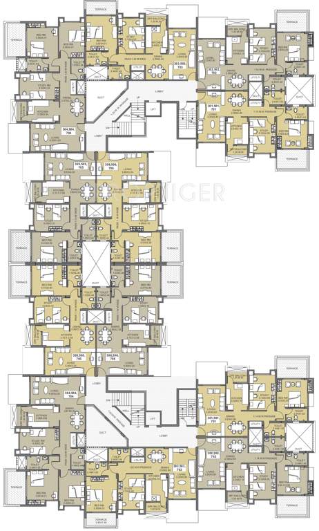  meadows hill mist Images for Cluster Plan of Nagpal Meadows Hill Mist