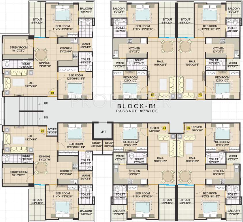 residency Images for Cluster Plan of Shubham Residency