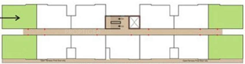 rai homes universal pvt. ltd. royal park city apartment Cluster Plan