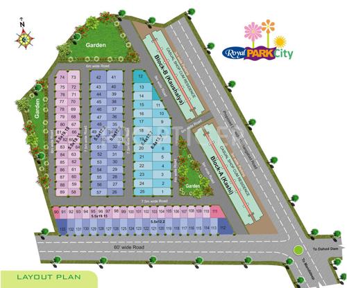 Layout Plan rai-homes-universal-pvt.-ltd. royal-park-city-apartment Layout Plan