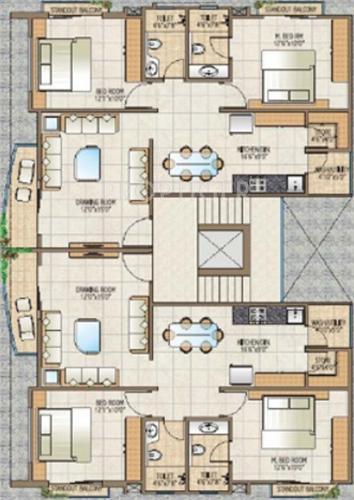 Images for Cluster Plan of SB Eshanya Residency