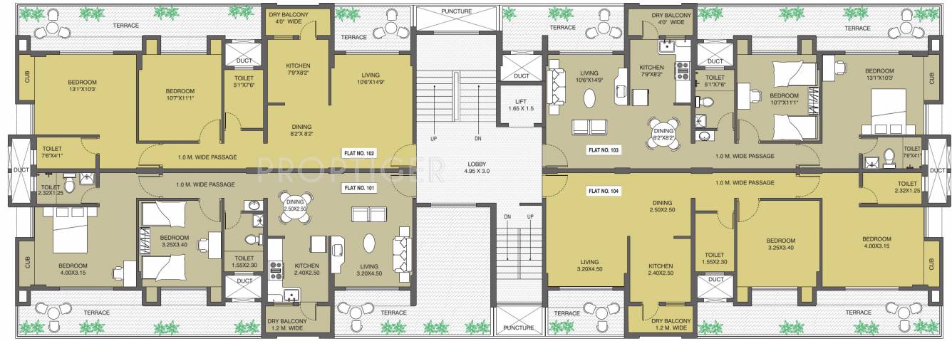 Images for Cluster Plan of Nagpal Palm Leaves