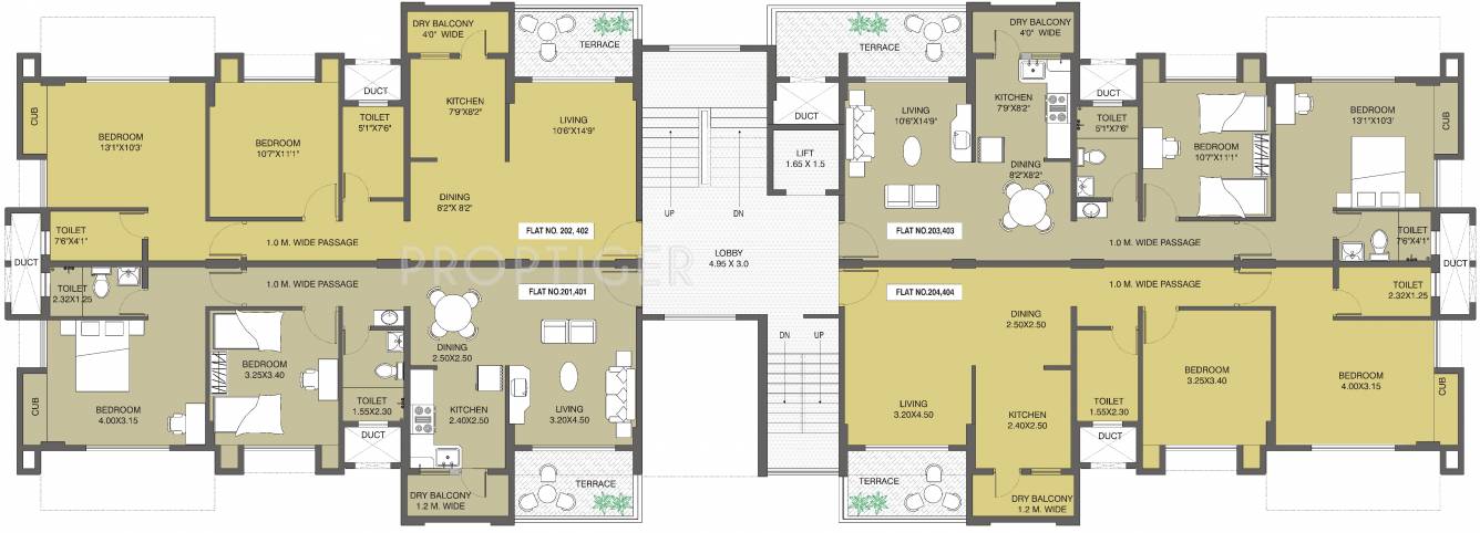 Images for Cluster Plan of Nagpal Palm Leaves