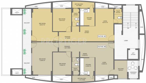 Images for Cluster Plan of Nagpal Palm Leaves