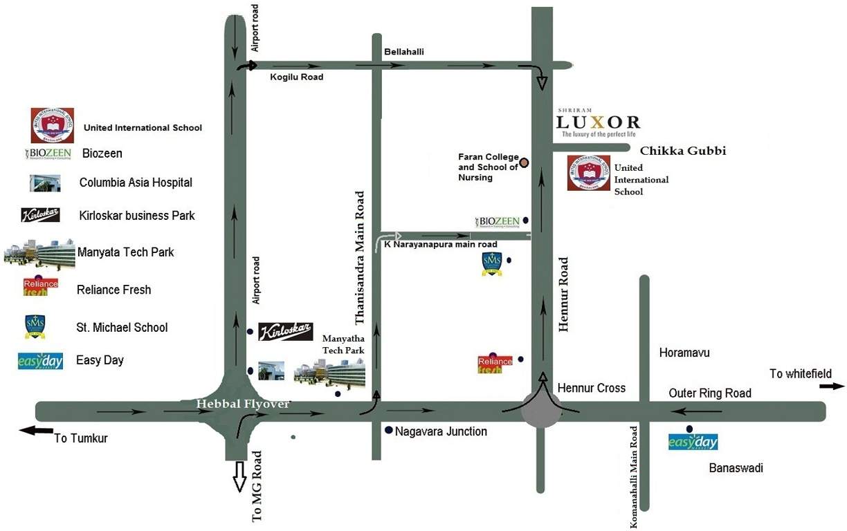 luxor Images for Location Plan of Shriram Luxor