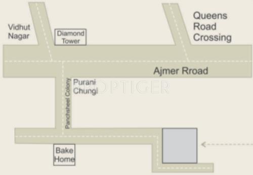 balaji-dham-build-estates-pvt-ltd panchsheel-residency Location Plan