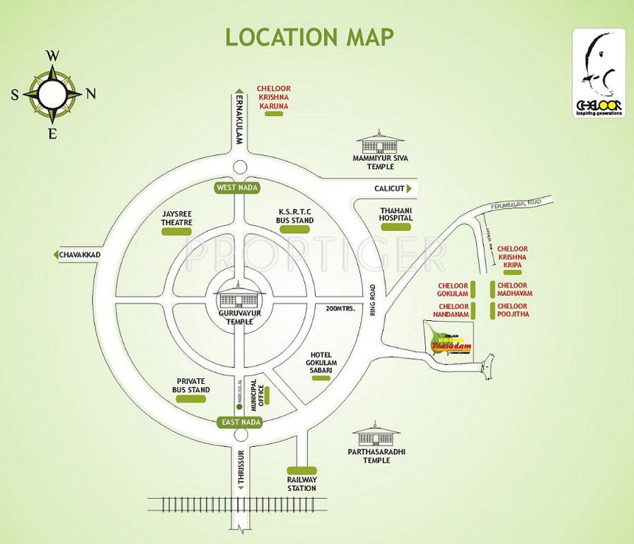 Images for Location Plan of Cheloor Krishna Prasadam