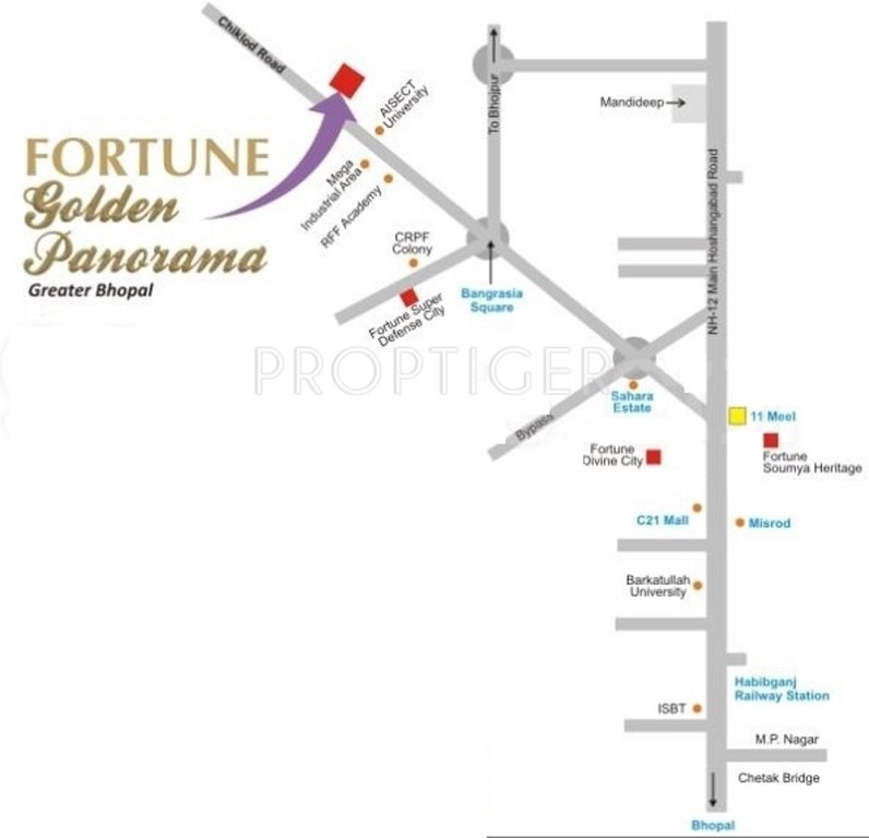 fortune builders golden panorama Location Plan