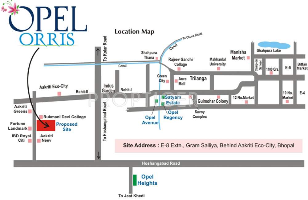 Images for Location Plan of RSR Housing and Construction Pvt Ltd Opel Orris