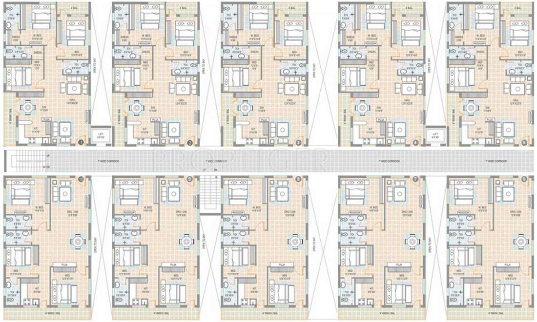 green valley apartment Images for Cluster Plan of Siva Green Valley Apartment