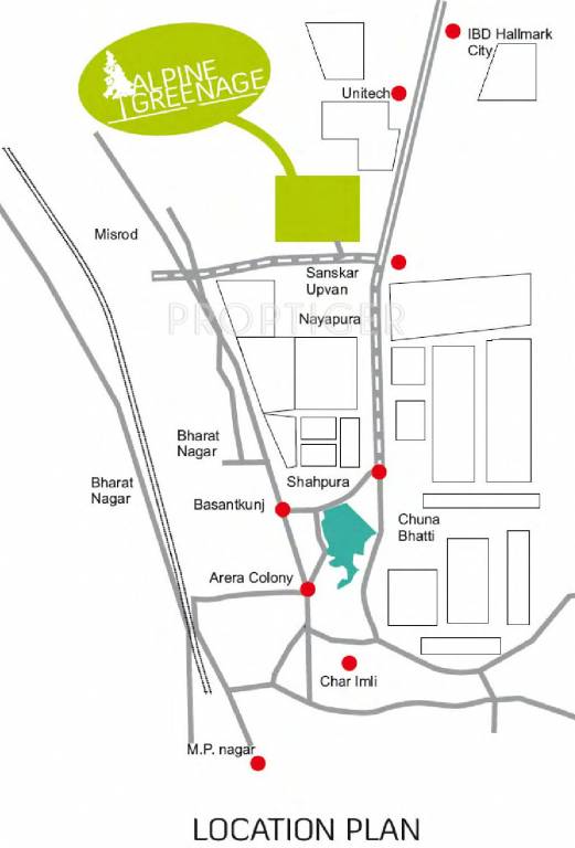 Images for Location Plan of Himanshu Alpine Greenage