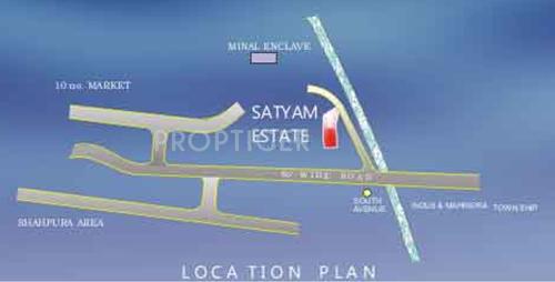 rsr-housing-and-construction-pvt-ltd satyam-estate Location Plan
