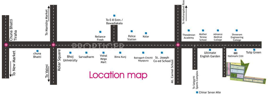  pink city Images for Location Plan of Rai Homes Universal Pink City