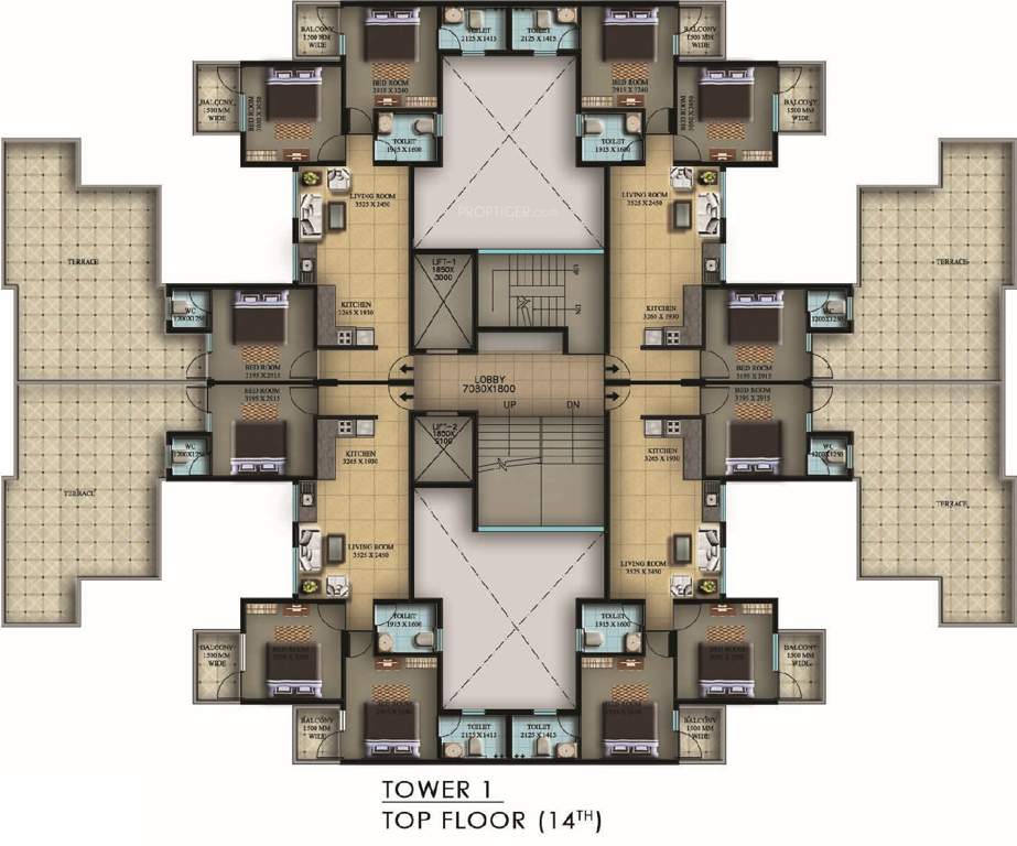  our homes 3 Images for Cluster Plan of Arete Our Homes 3