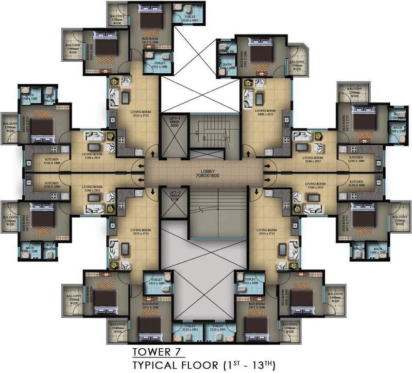  our homes 3 Images for Cluster Plan of Arete Our Homes 3