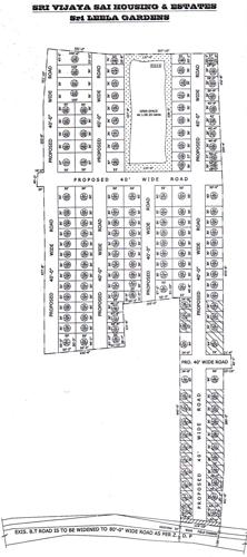 Images for Layout Plan of Sri Leela Gardens Phase I