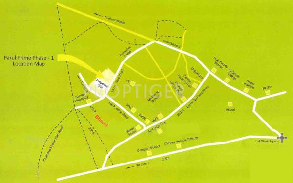 Images for Location Plan of Parul Colonizers And Developers Parul Prime Phase I
