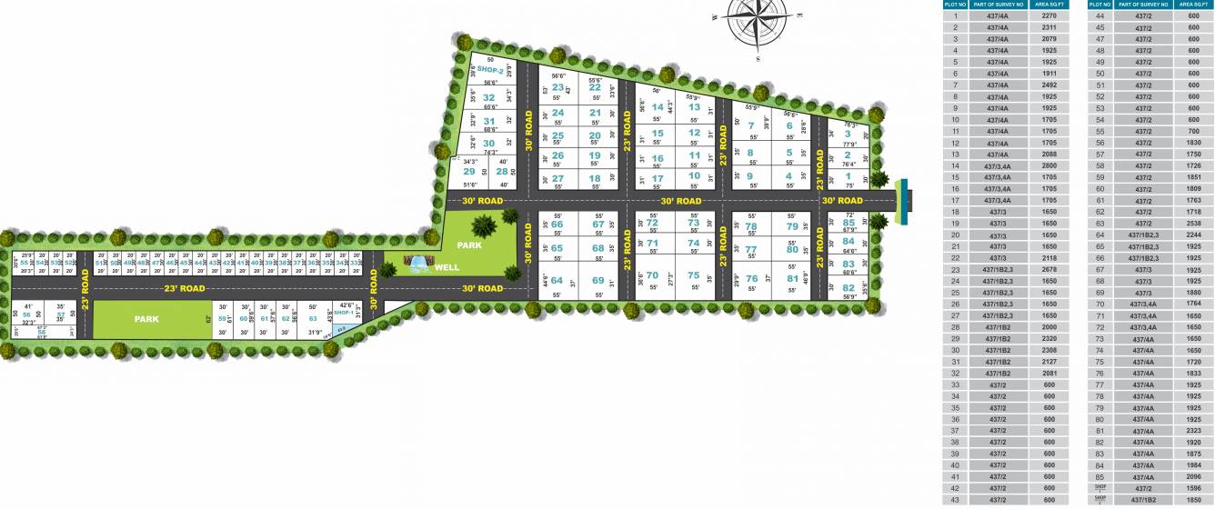 Images for Layout Plan of Amazze Sri Lakshmi Nagar