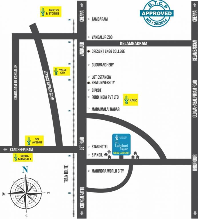 Images for Location Plan of Amazze Sri Lakshmi Nagar