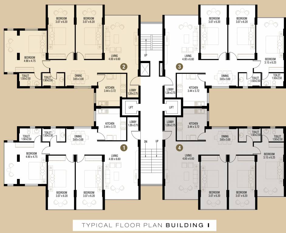 riviera Tower 1 Cluster Plan