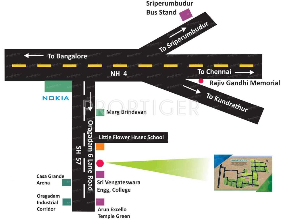  vasantham nagar Images for Location Plan of Kamatchi Vasantham Nagar