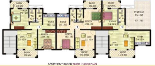 Images for Cluster Plan of Micon Autumn Leaves Apartment