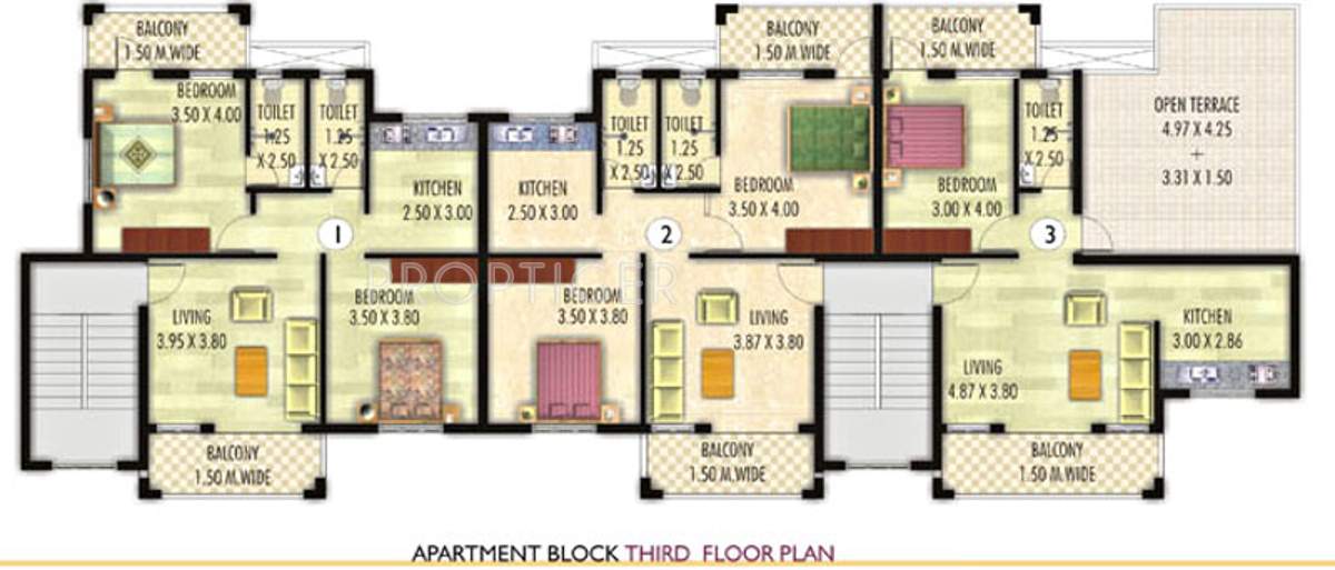 Images for Cluster Plan of Micon Autumn Leaves Apartment
