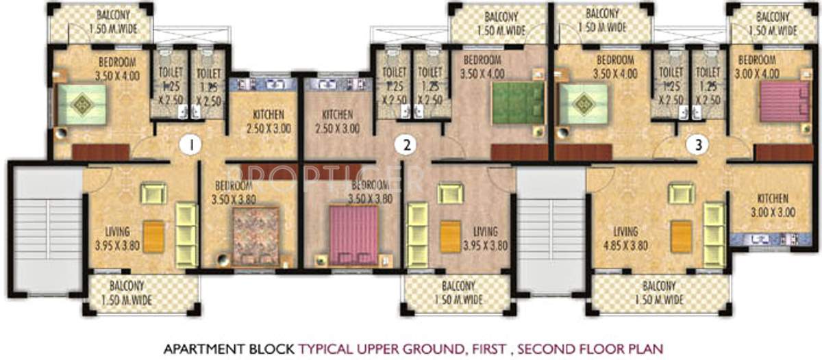 Images for Cluster Plan of Micon Autumn Leaves Apartment
