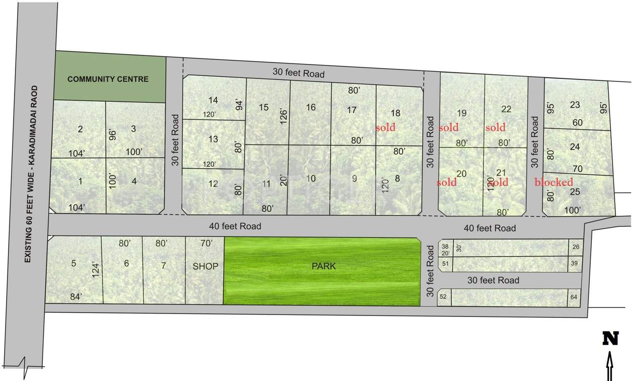 Images for Layout Plan of Vruksham Malai Marungil