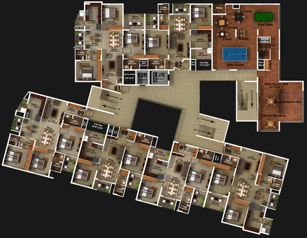  classique pearl Images for Cluster Plan of Mahabaleshwara Classique Pearl