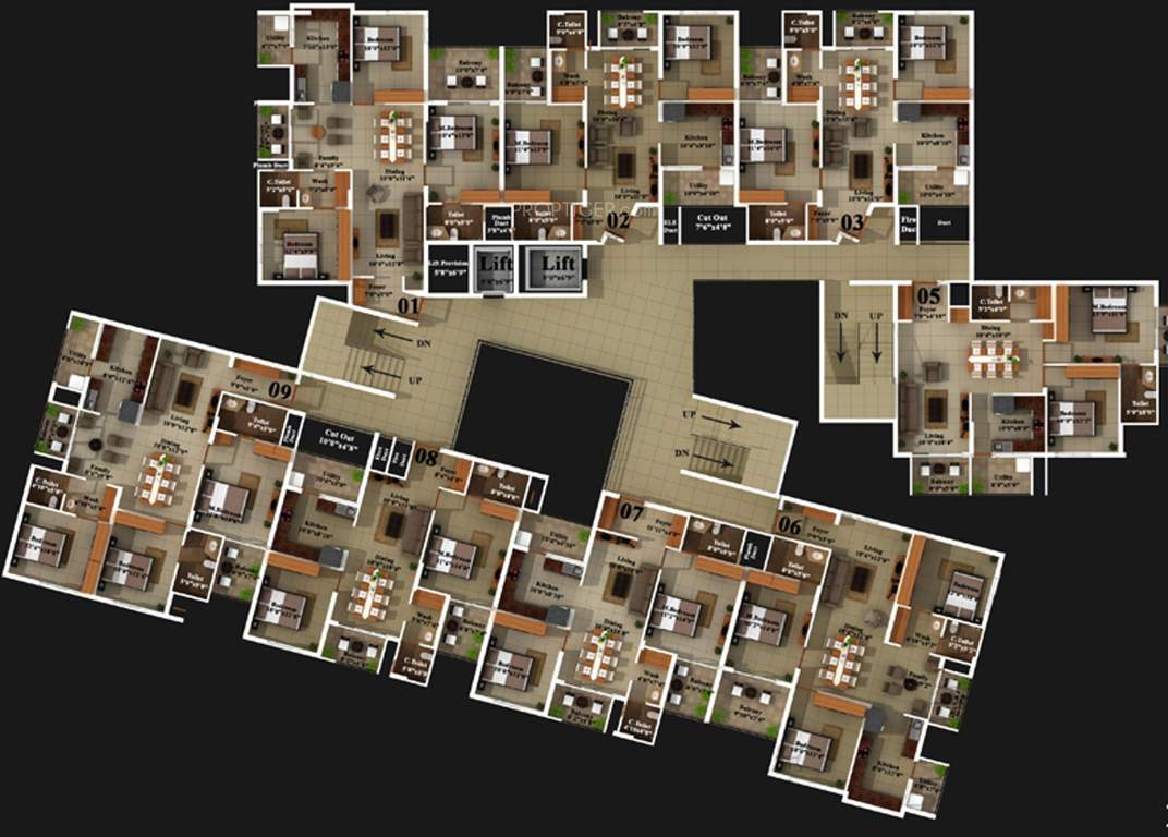  classique pearl Images for Cluster Plan of Mahabaleshwara Classique Pearl