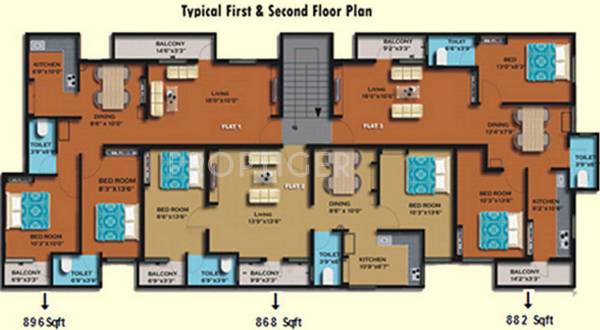 Images for Cluster Plan of Universal Ganges Apartments Images for Cluster Plan of Universal Ganges Apartments