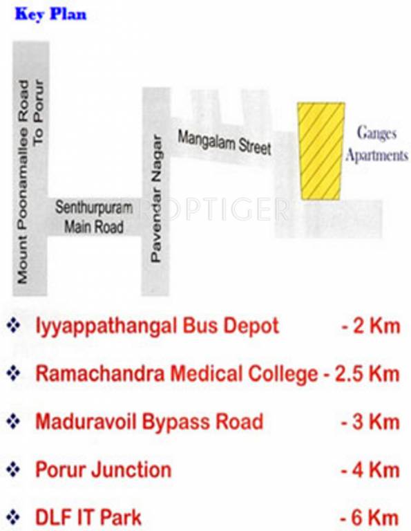 Images for Location Plan of Universal Infrastructure Development Ganges Apartments