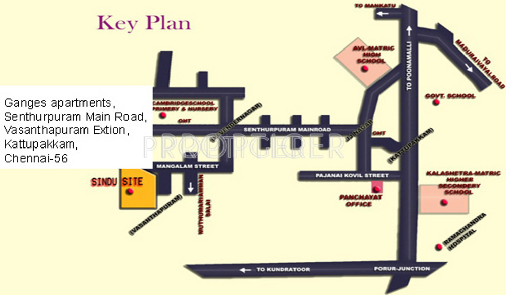 Images for Location Plan of Universal Infrastructure Development Ganges Apartments